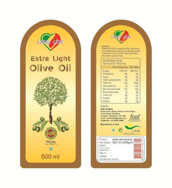 Extra light Olive Oil 1 ltr