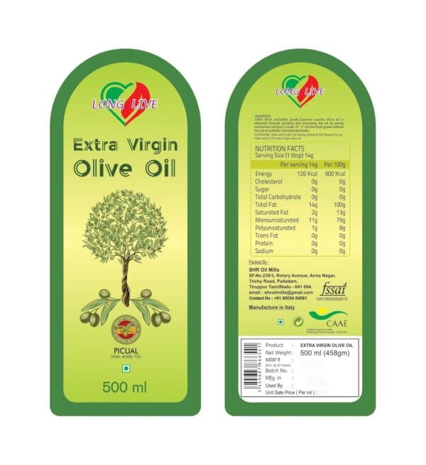 Long Live Extra Virgin Olive Oil