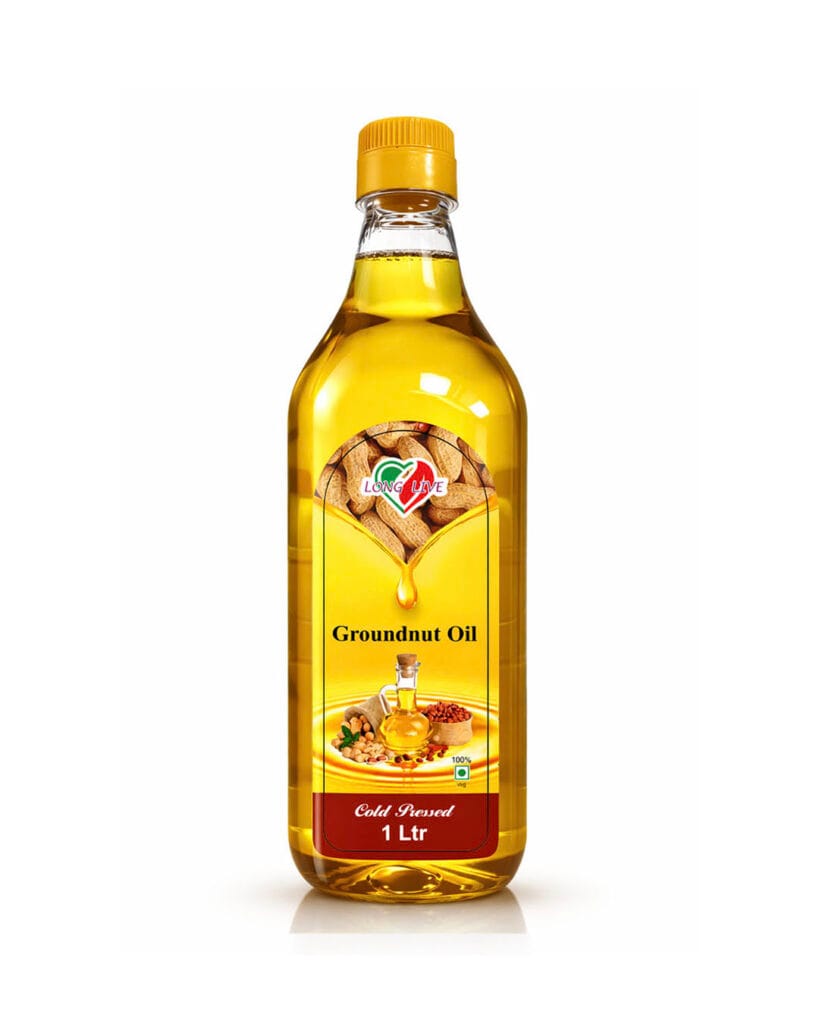 Long Live cold pressed groundnut oil 1 ltr